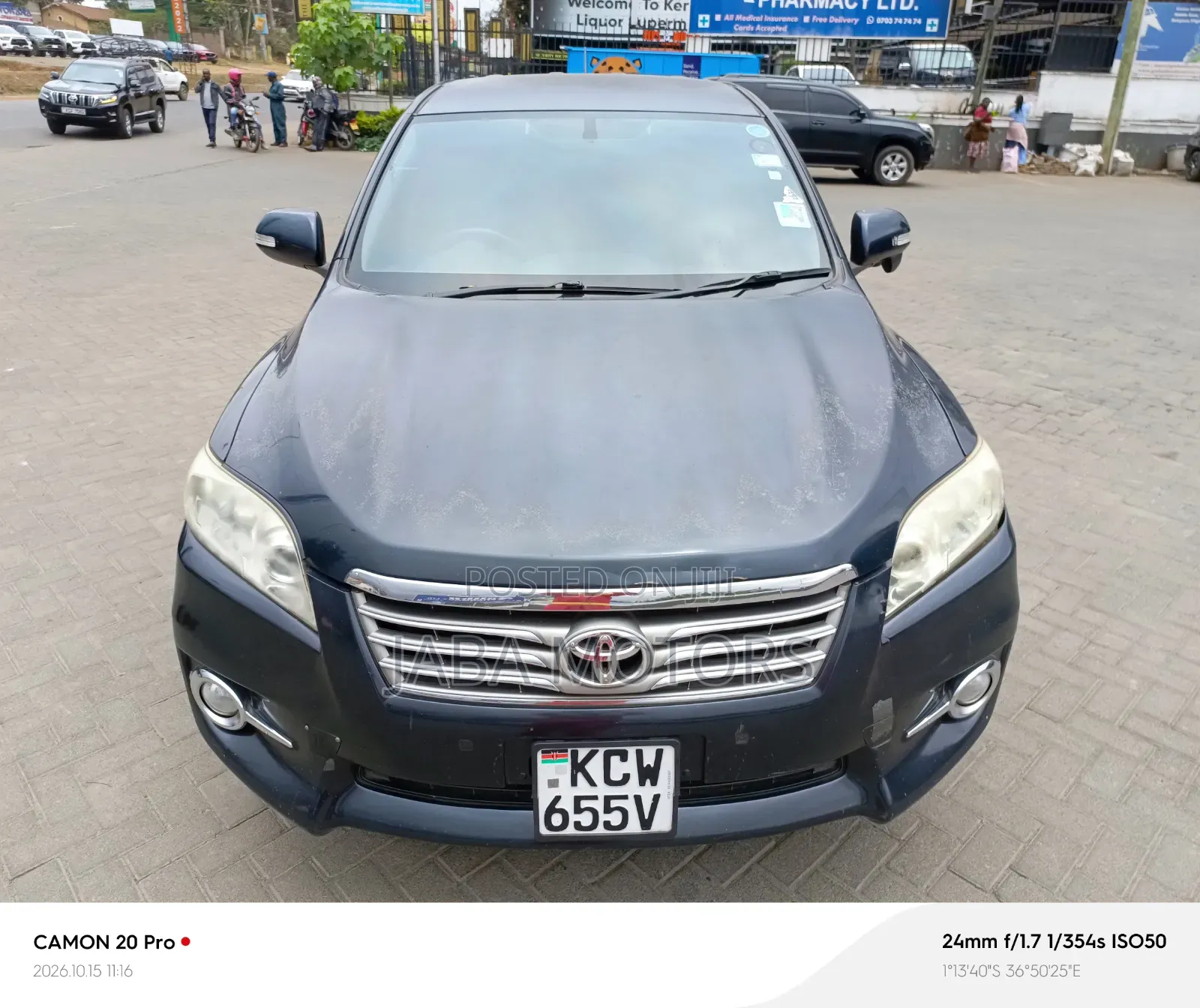 Toyota Vanguard 2012 Black