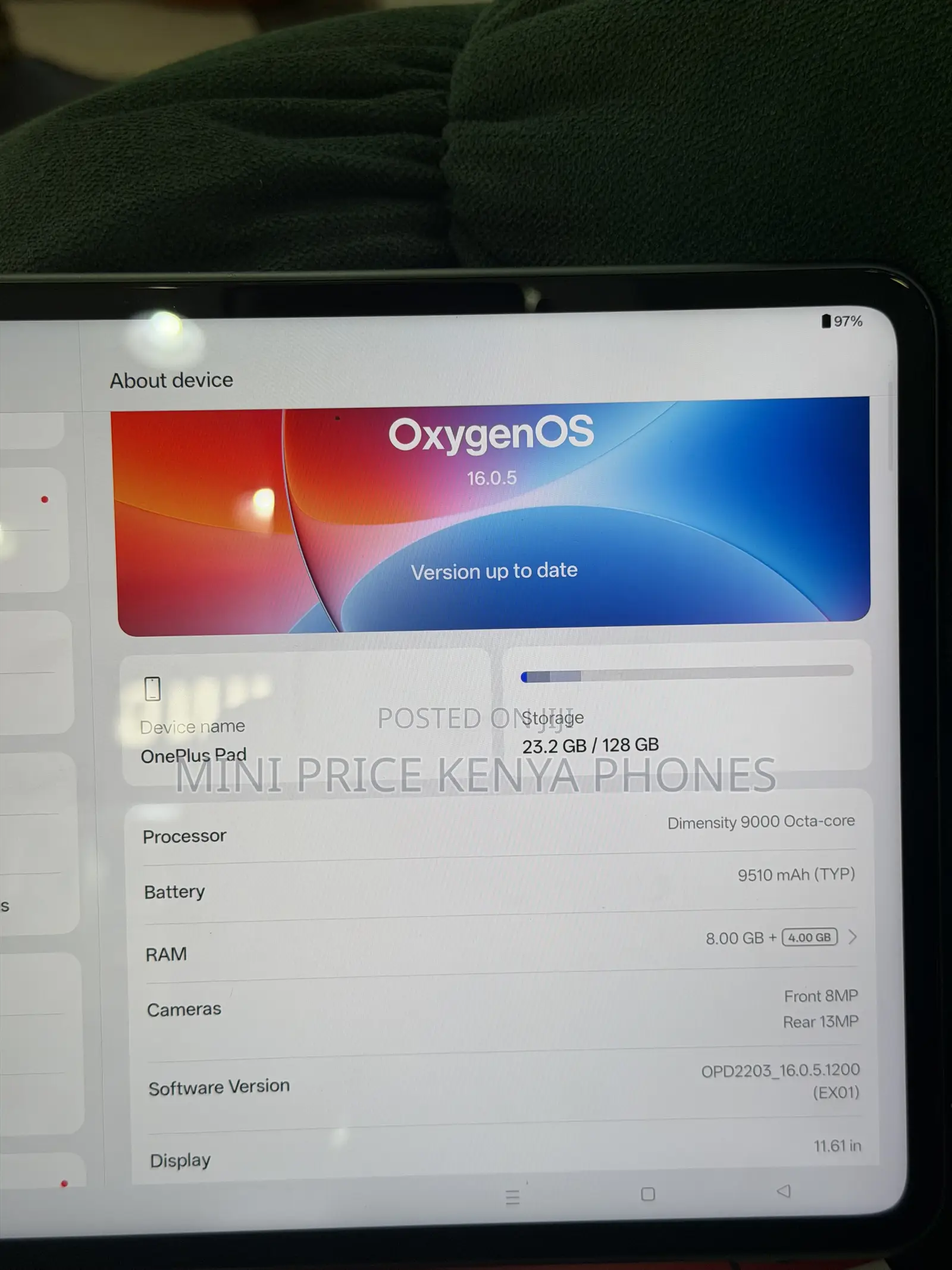 OnePlus Pad 128 GB Green