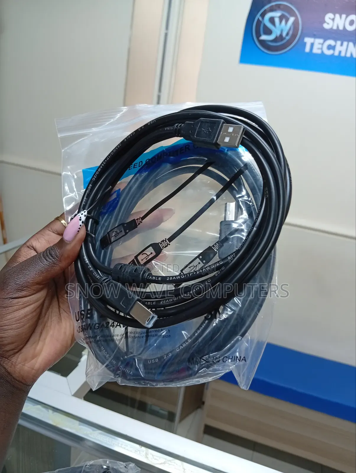 Printer Cable 1.5m Black