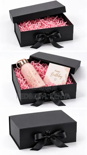 Black Ribbon Gift Box