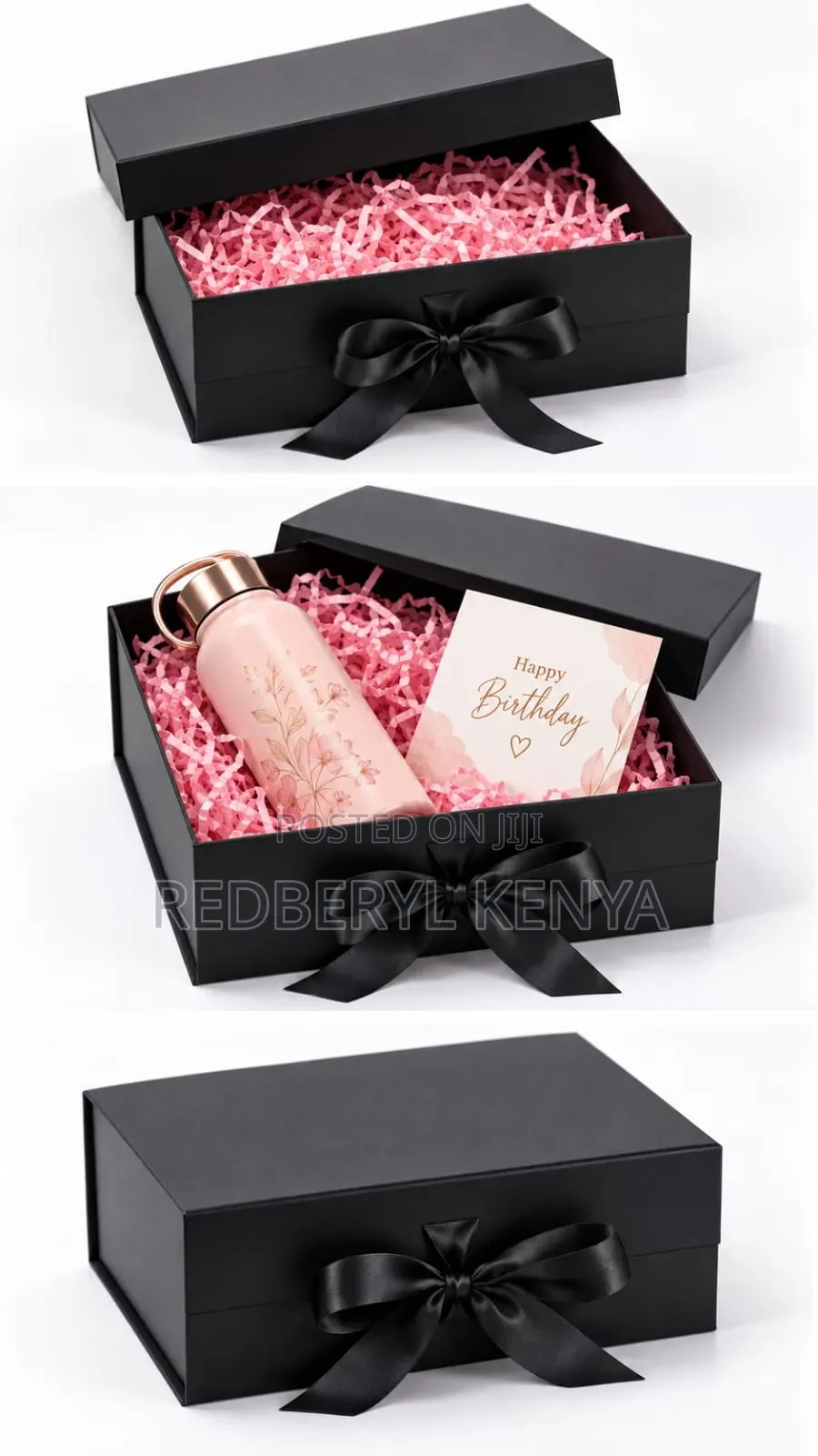 Black Ribbon Gift Box