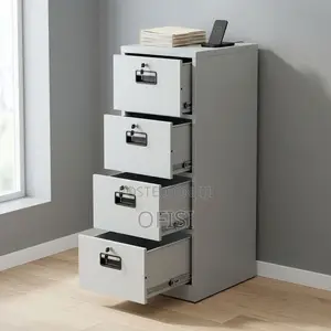 Office Cabinet; Heavy-Duty 4-Drawer Office File Cabinet