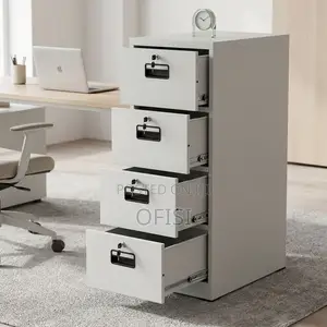 Office Cabinet; Heavy-Duty 4-Drawer Office File Cabinet