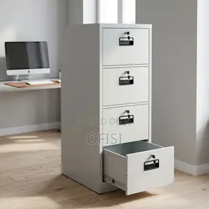 Office Cabinet; Heavy-Duty 4-Drawer Office File Cabinet
