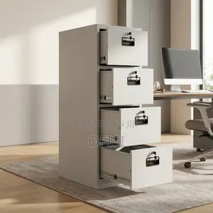Office Cabinet; Heavy-Duty 4-Drawer Office File Cabinet
