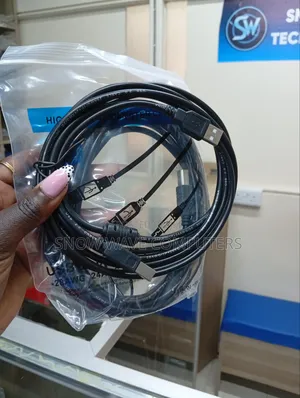 Black Printer Cable 3m High Speed