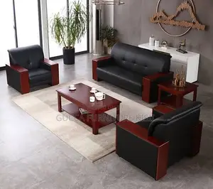 Leather Ergonomic 5 Seater Executive Office Couch