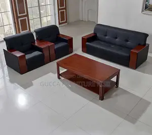Leather Ergonomic 5 Seater Executive Office Couch