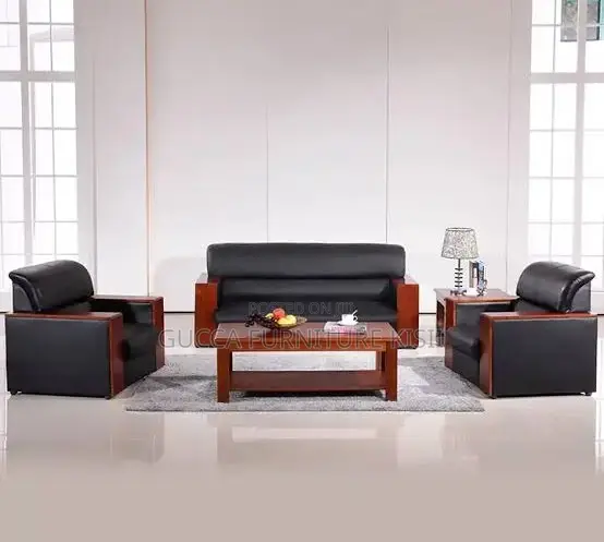 Leather Ergonomic 5 Seater Executive Office Couch