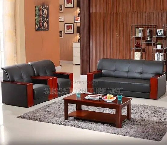 Leather Ergonomic 5 Seater Executive Office Couch