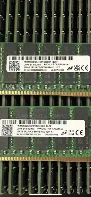 128GB 2rx4 Pc5-5600b Rdimm Memory Server