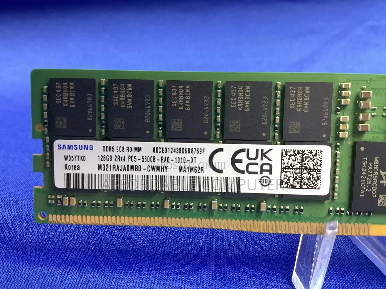 128GB 2rx4 Pc5-5600b Rdimm Memory Server