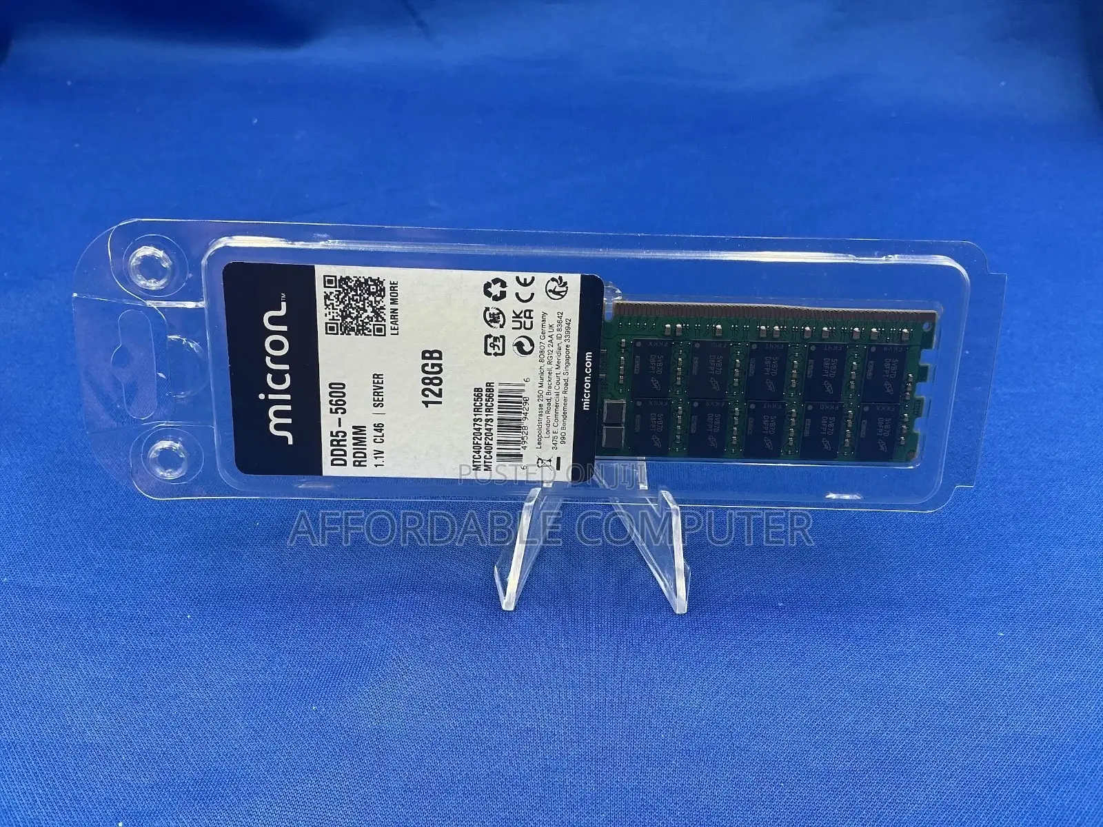 128GB 2rx4 Pc5-5600b Rdimm Memory Server