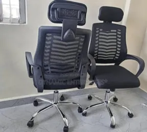 Mesh Office Chairs With Adjustable Headrests.