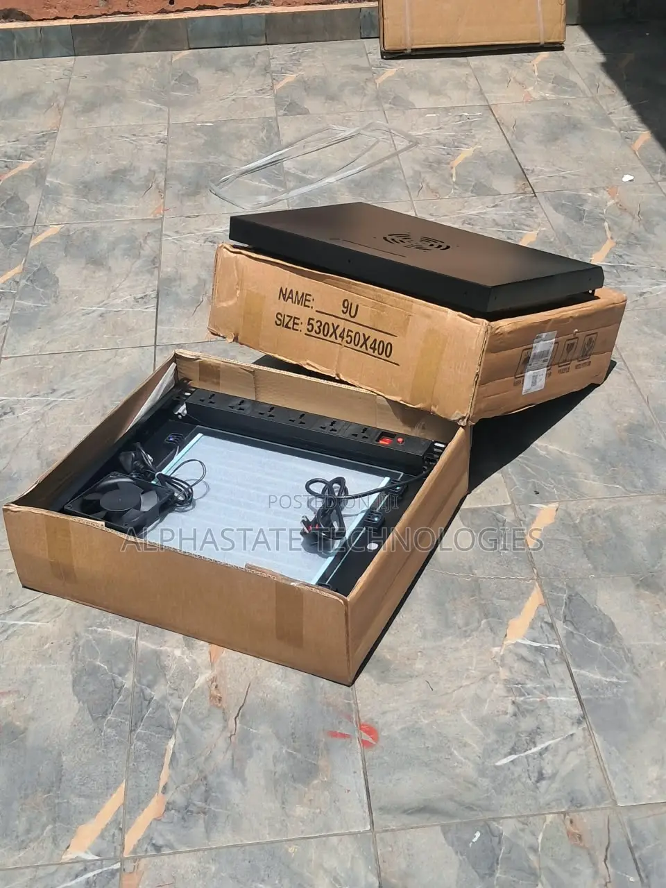 9U Wall Mount Network Cabinet With Cooling Fan
