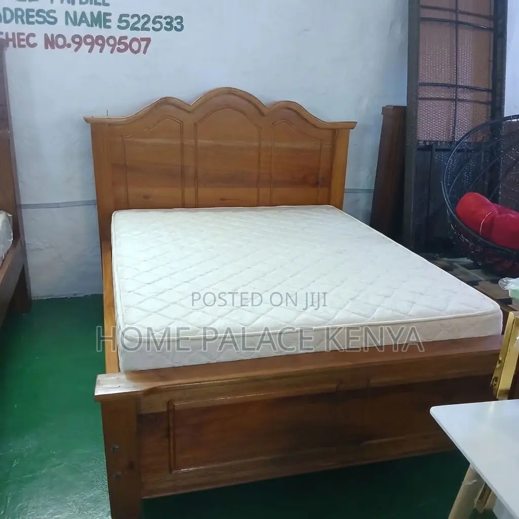 Home Bed; 5 by 6 Mahogany Bed Frame