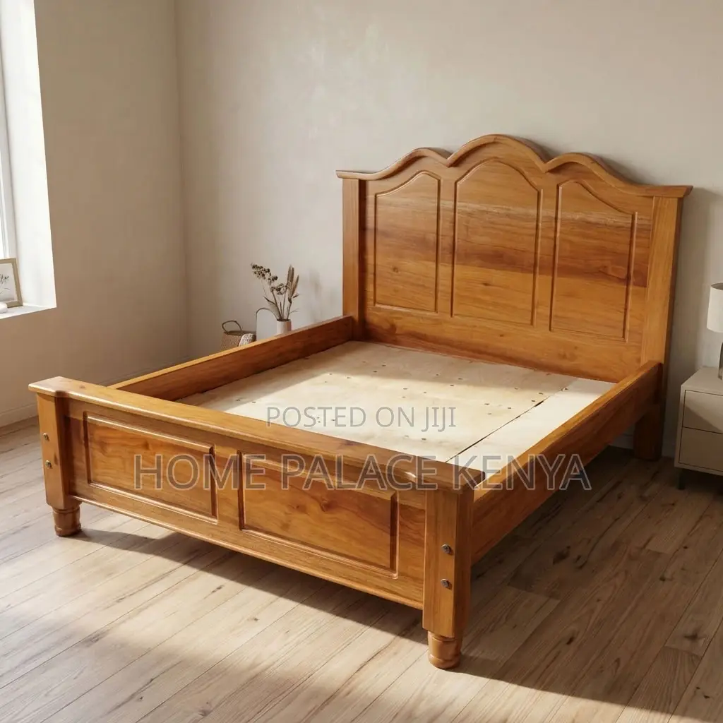 Home Bed; 5 by 6 Mahogany Bed Frame