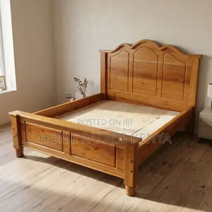 Home Bed; 5 by 6 Mahogany Bed Frame