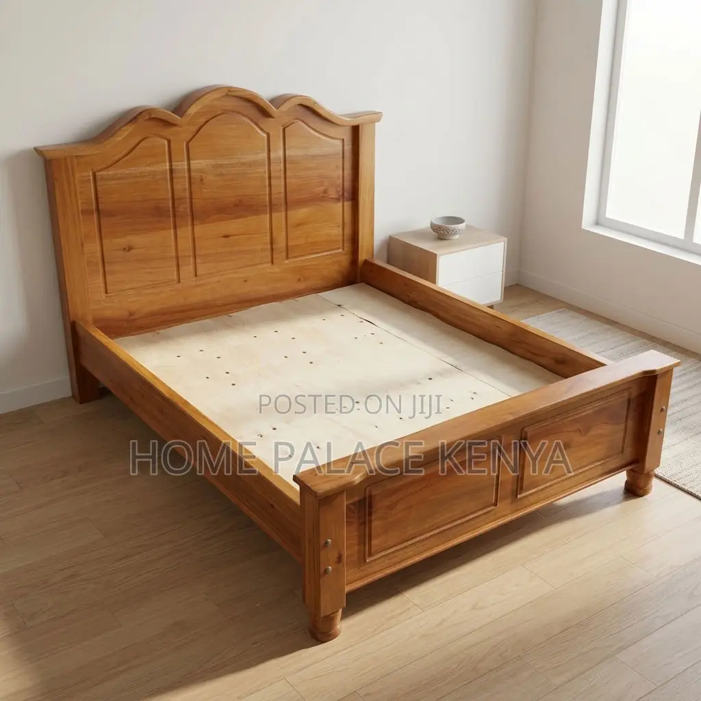 Home Bed; 5 by 6 Mahogany Bed Frame