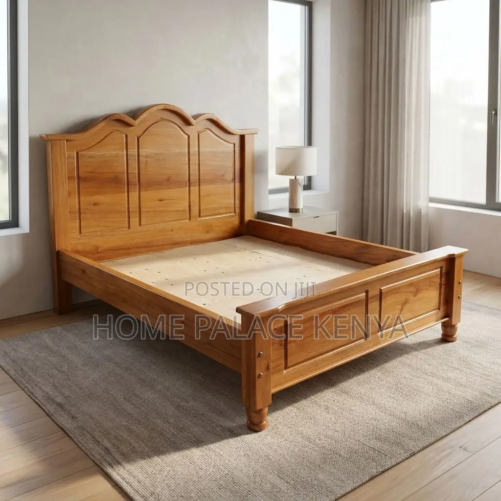 Home Bed; 5 by 6 Mahogany Bed Frame