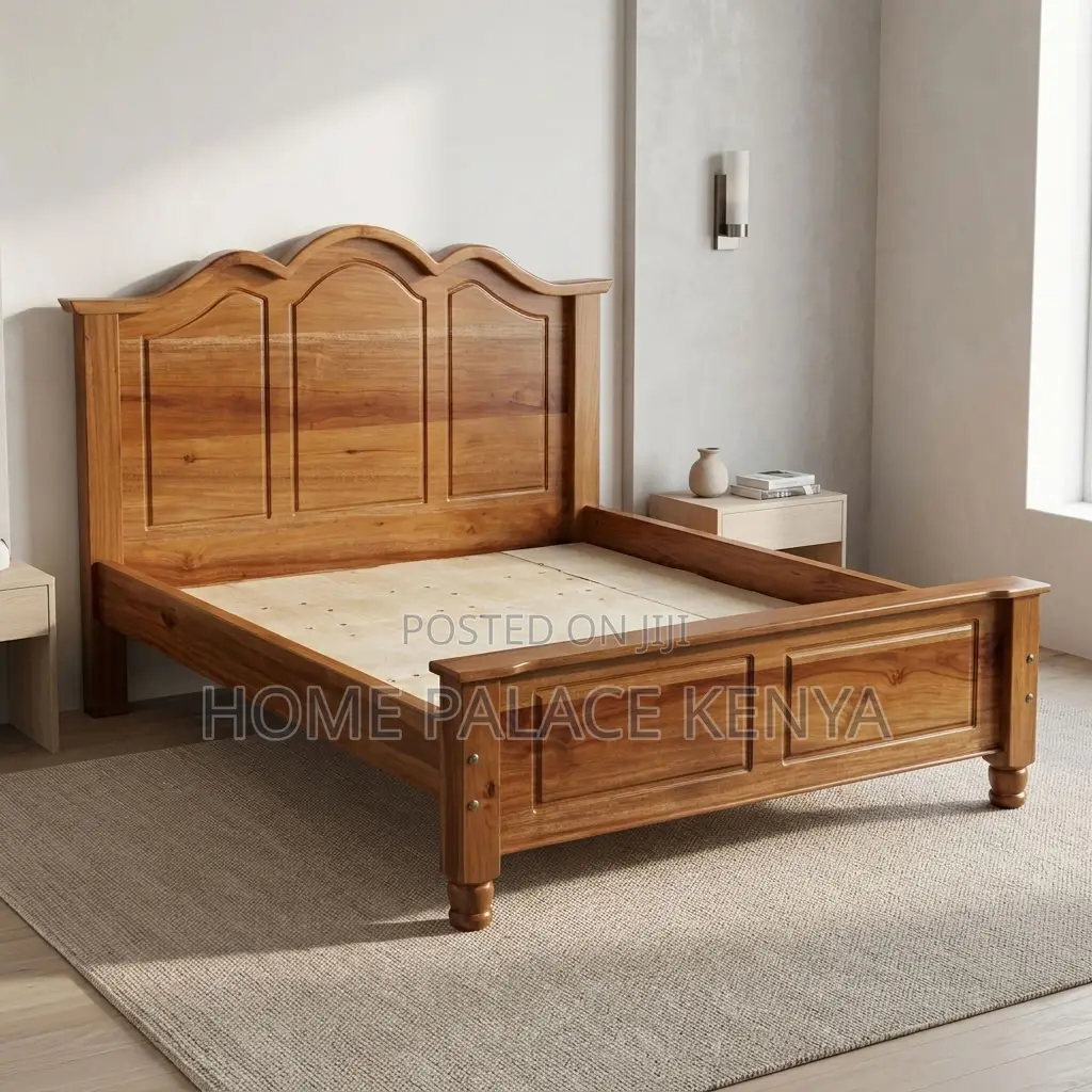 Home Bed; 5 by 6 Mahogany Bed Frame