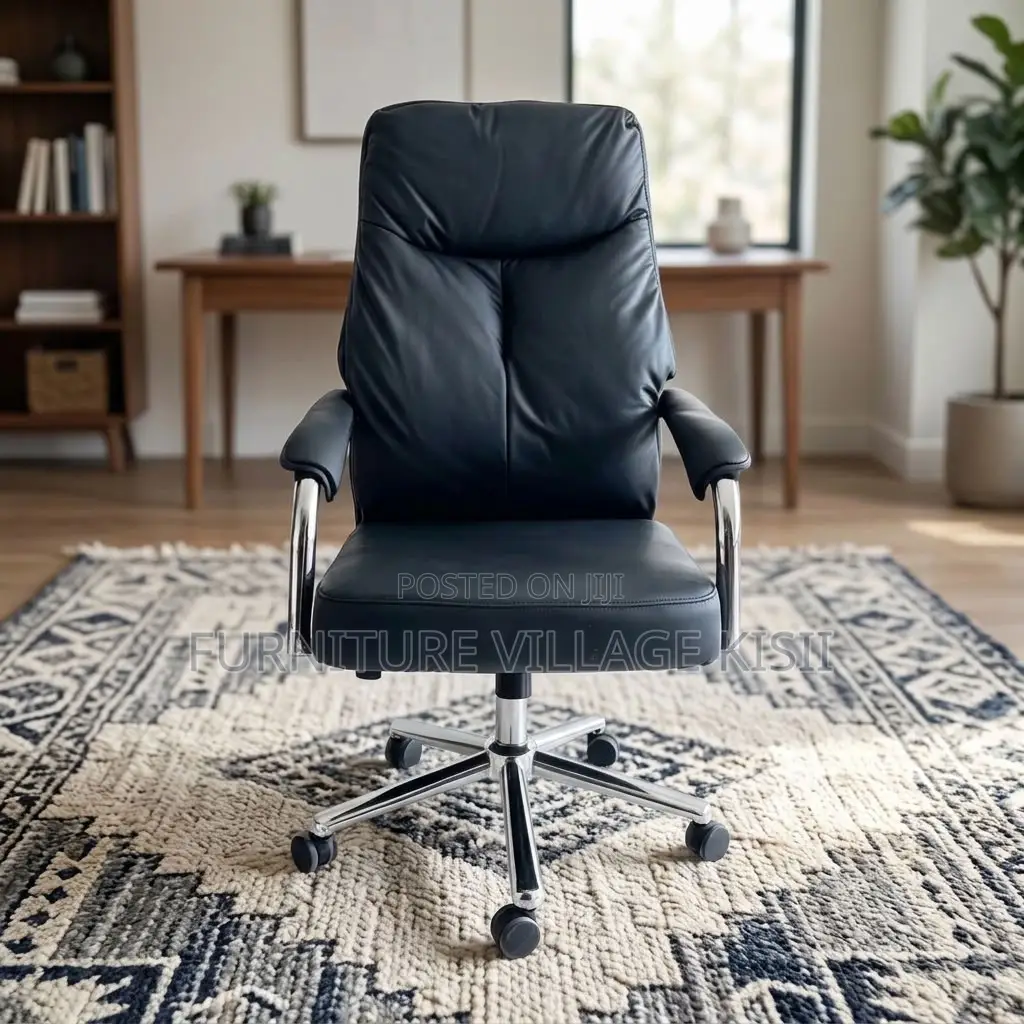 High Back Executive Office Swivel Leather Chair
