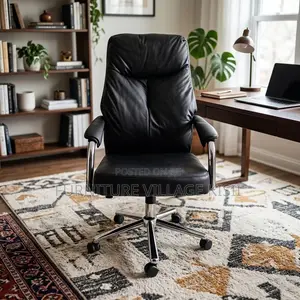 High Back Executive Office Swivel Leather Chair