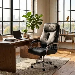 High Back Executive Office Swivel Leather Chair