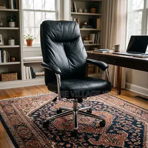 High Back Executive Office Swivel Leather Chair