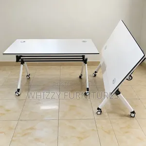 Mobile Flip-Top Training Table