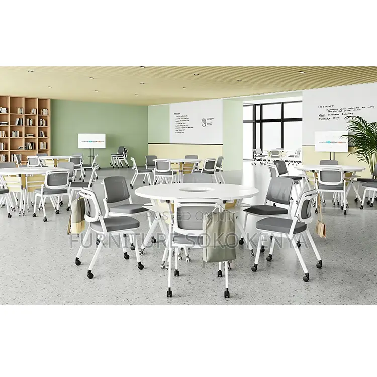 Schools Office Seat | Mid Backrest Fabric Chair