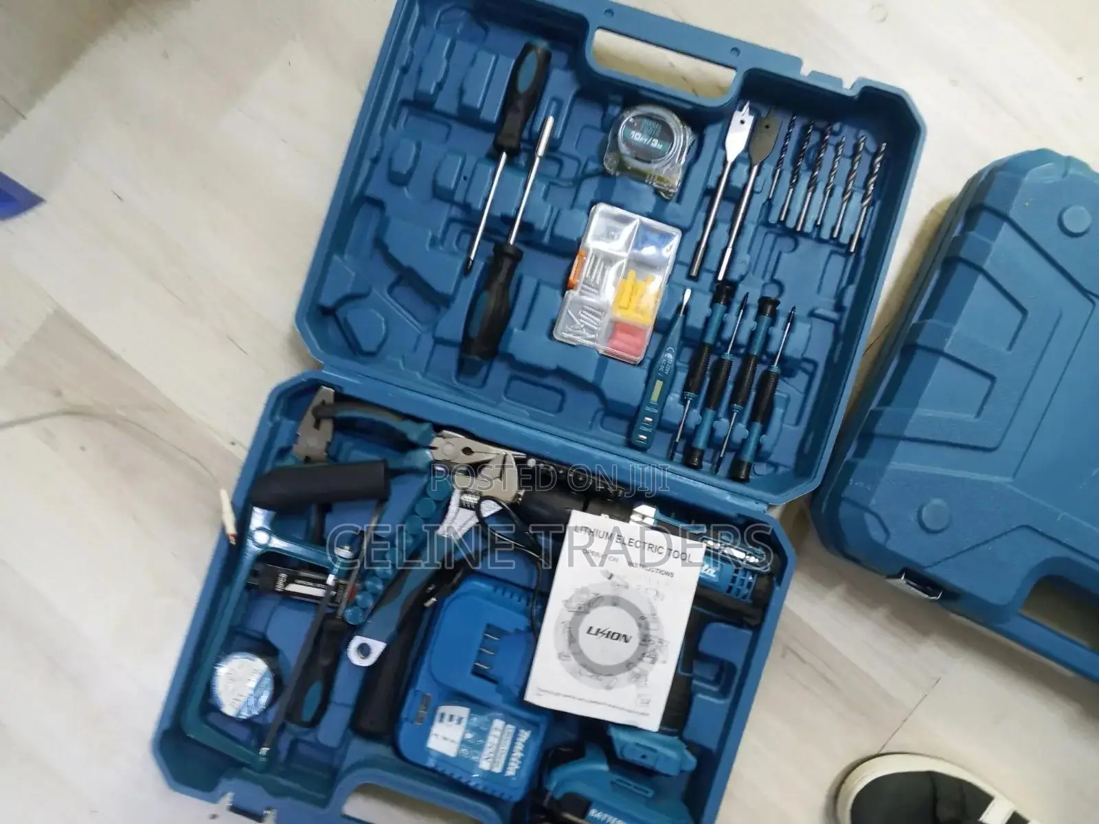 Cordless Drill & 100+ Piece Tool Set
