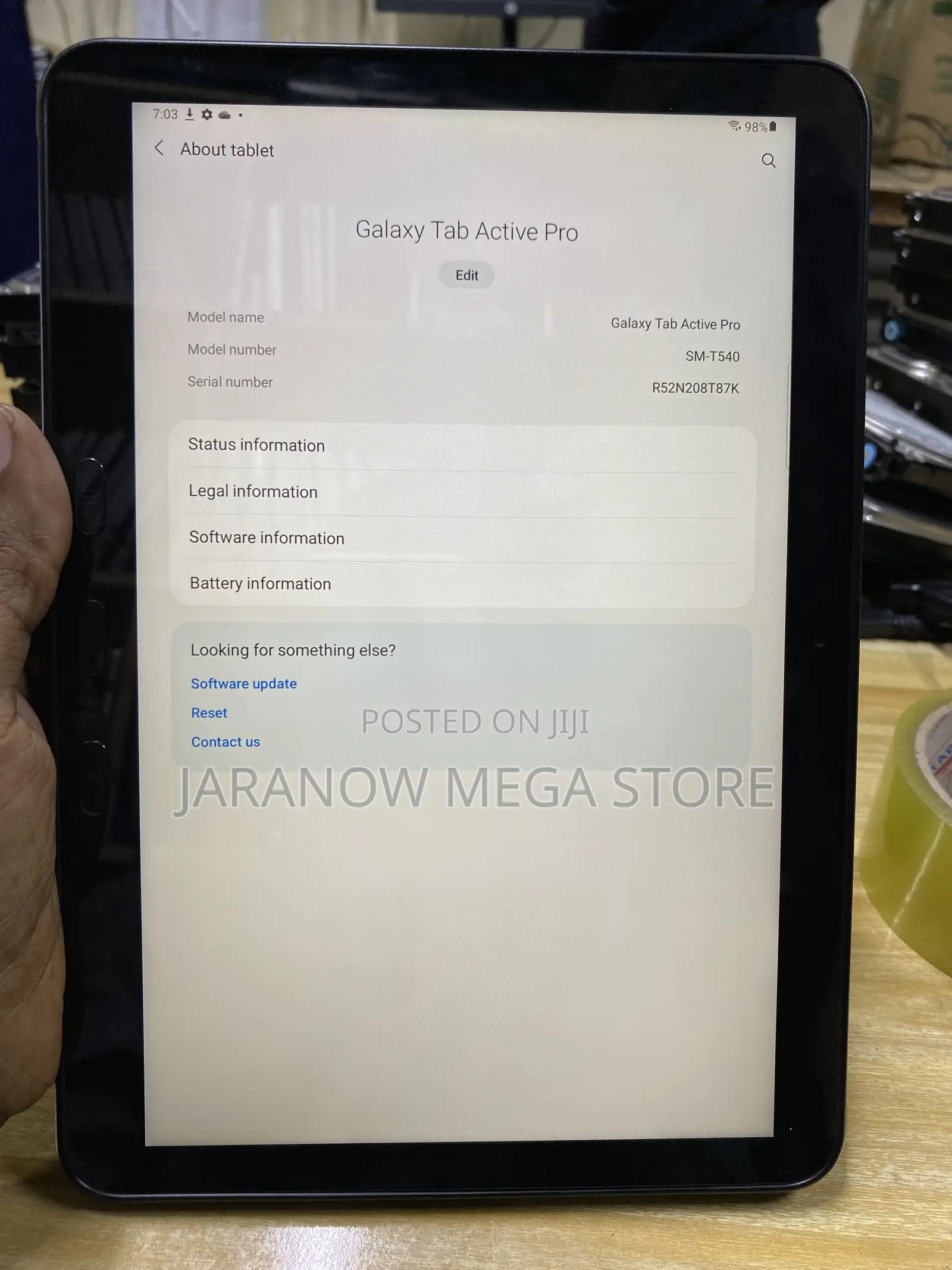 Samsung Galaxy Tab Active Pro 64 GB Black