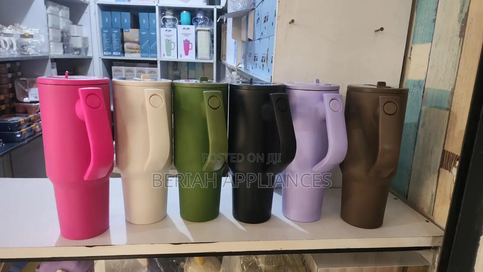 1200ml Insulated Tumbler Mug With Rotatable Handle