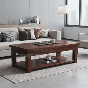 Executive Coffee Table | Polished 120cm Mahogany Coffee Table