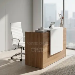Reception Desk; 1.6M Modern Custom Reception Desk