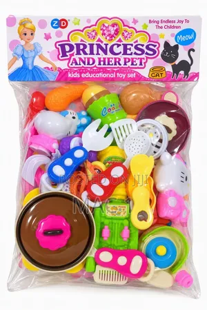 Princess Kitchen Play Set for Kids – Cooking & Food Toy Set