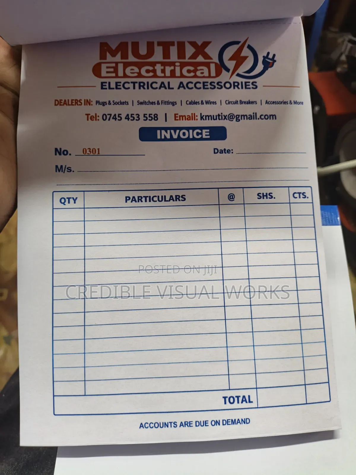 A5 Receipts Printing