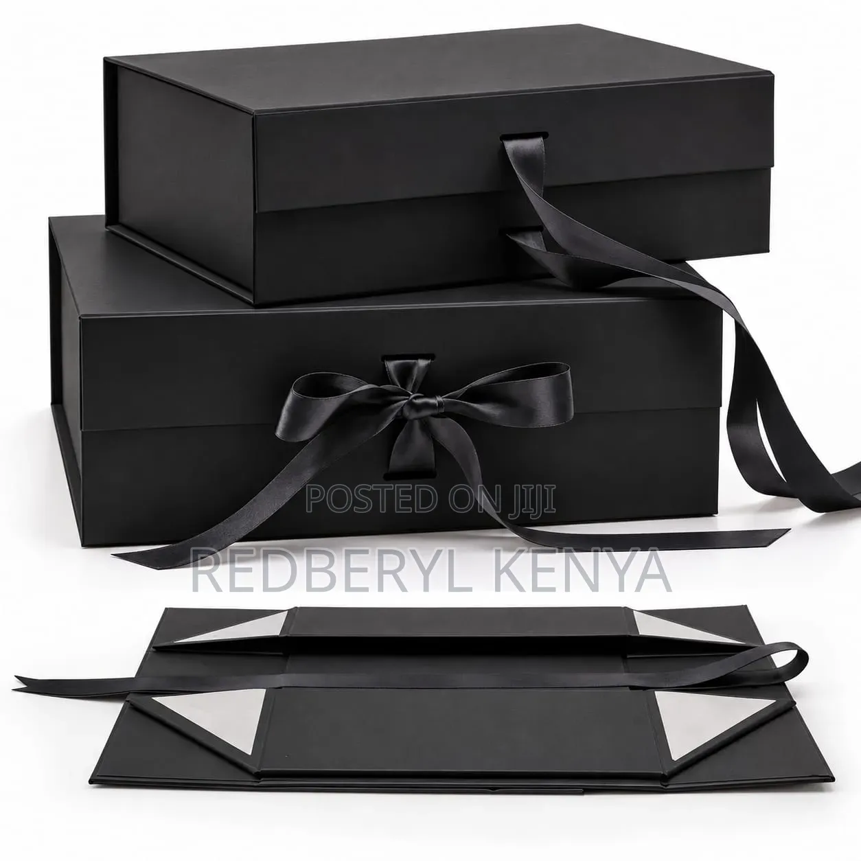 Black Ribbon Gift Box