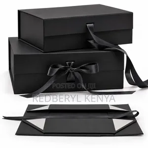 Black Ribbon Gift Box