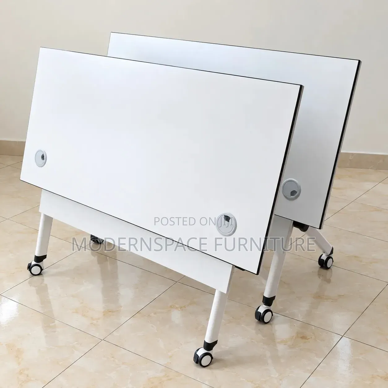 Folding Training Table With Wheels