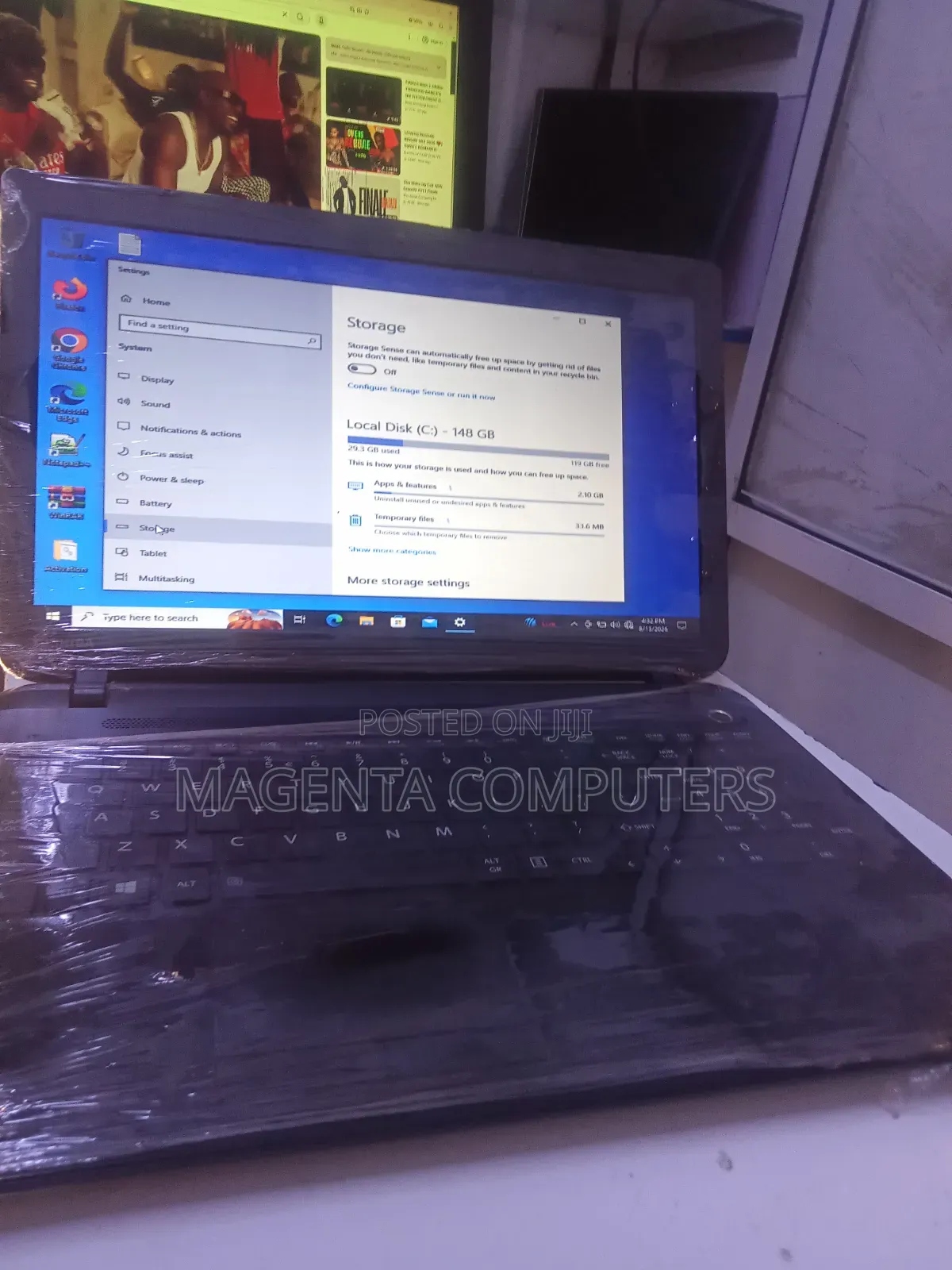 Laptop Toshiba Satellite C50 2GB Intel Celeron HDD+SSD 160GB