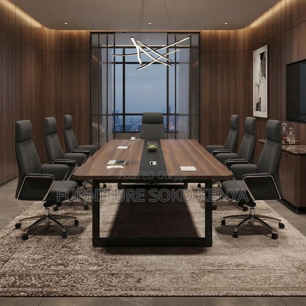 2.4 Meters Meeting Table | Executive Boardroom Office Table - thumbnail 3