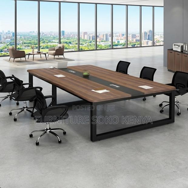 2.4 Meters Meeting Table | Executive Boardroom Office Table - thumbnail 5