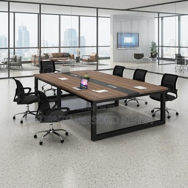 2.4 Meters Meeting Table | Executive Boardroom Office Table - thumbnail 6