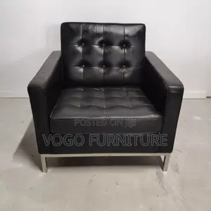 Office Sofa; 1-Seater Leather Office Sofa
