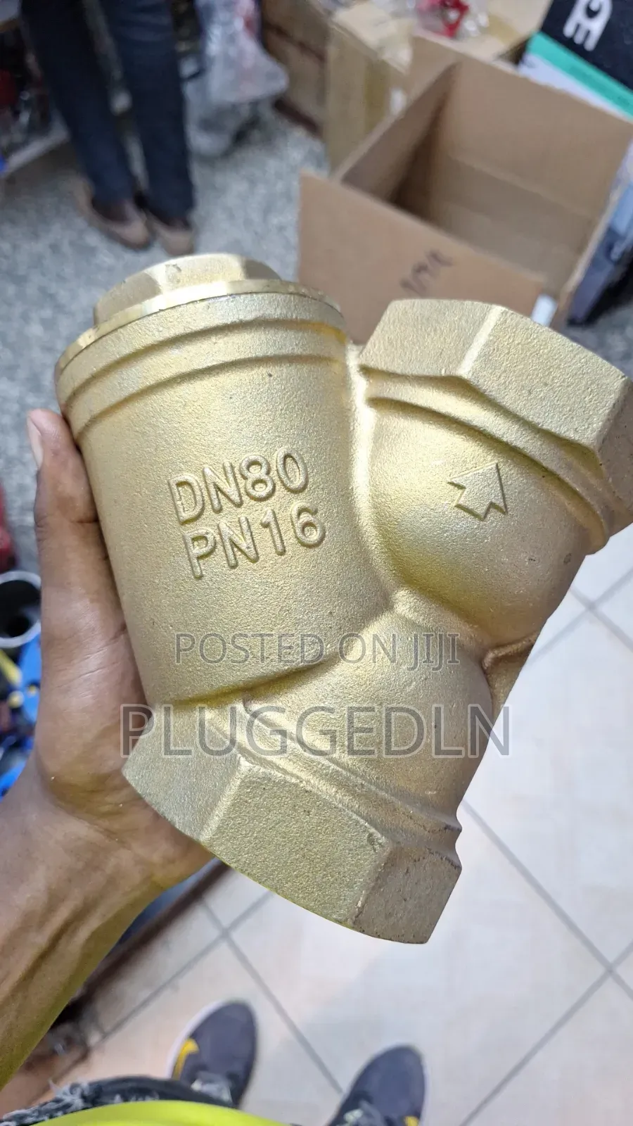 3-Inch (DN80) Forged Brass Y Strainer