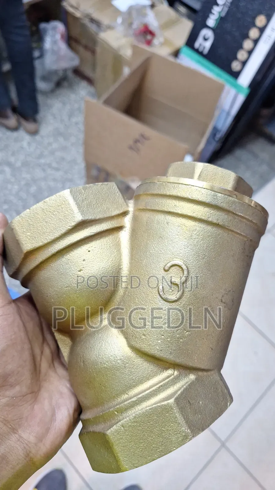 3-Inch (DN80) Forged Brass Y Strainer