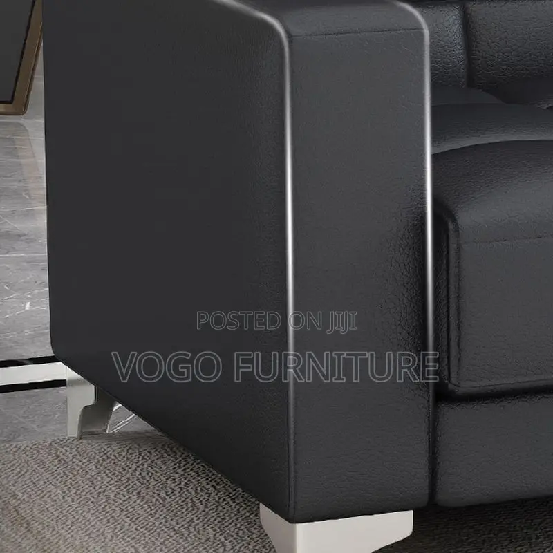 Office Sofa; 1-Seater Leather Office Sofa