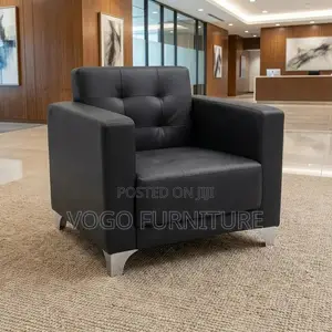 Office Sofa; 1-Seater Leather Office Sofa